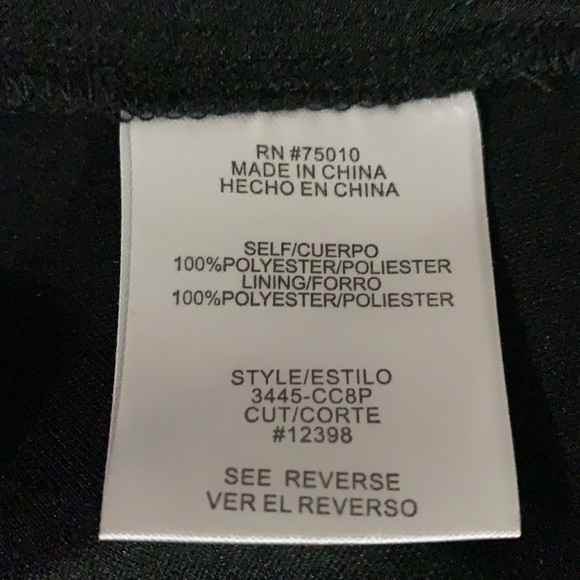 City Vibe New Without Tags Satin Flare Mini Skirt Size 16/17 Color Black - Picture 6 of 8